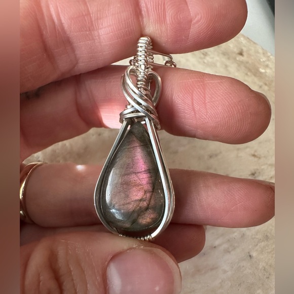 artifice jewelry Jewelry - Sterling Silver Pink Labradorite Necklace Pendant
